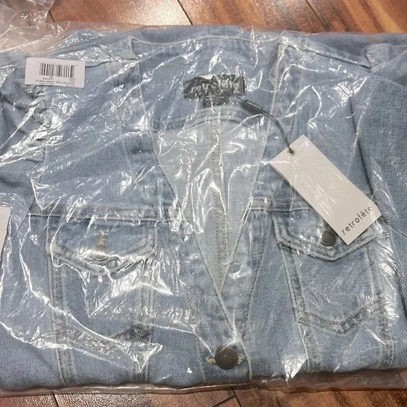 Retrofête Annie Dress Laguna Denim Distressed Dress Size XS - Picture 5 of 6